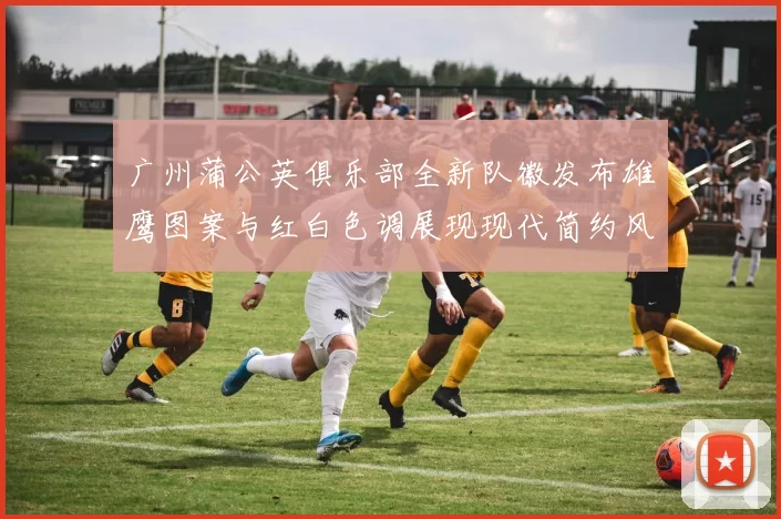 广州蒲公英俱乐部全新队徽发布雄鹰图案与红白色调展现现代简约风格
